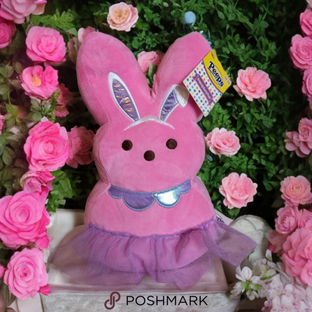 Pink Peep Bunny Plush Toy